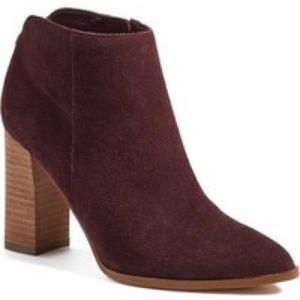 Ivanka Trump Plum Suede Booties 💜